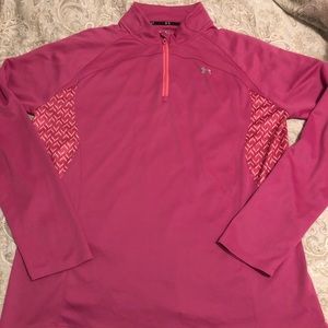 under armour breast cancer quarter zip